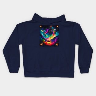 Lights In The Night Sky Kids Hoodie